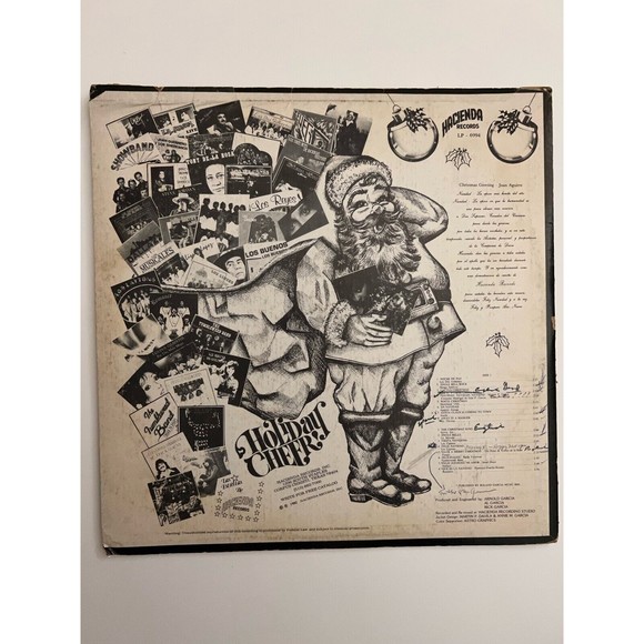 Christmas With Hacienda Records 1982 LP HAC-6994 VG Movida Mango Saldivar Fuego - Picture 2 of 9